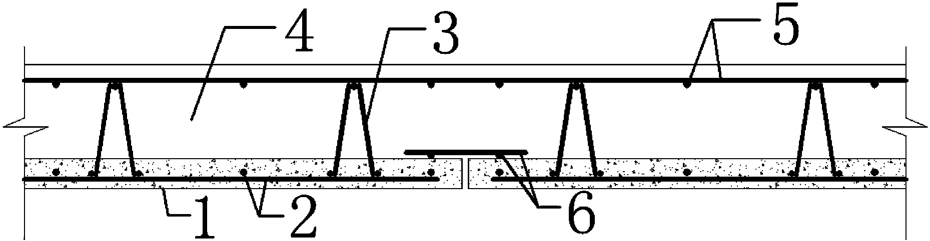 Jointing structure of composite floor