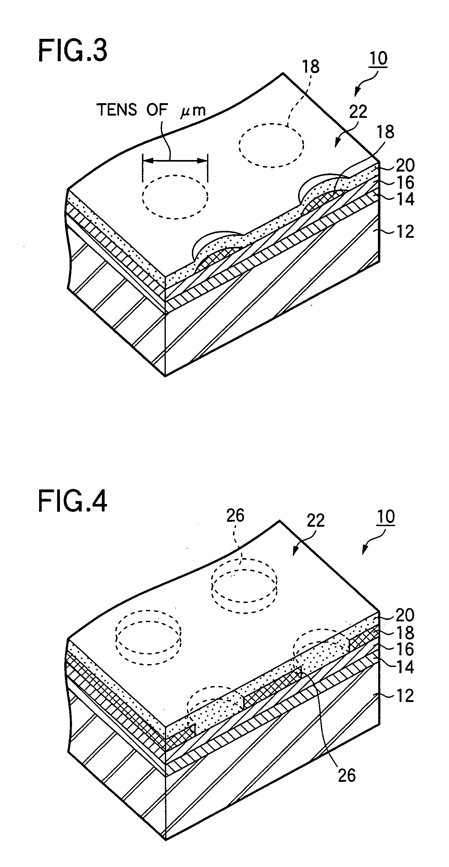 Optical media label printing using different power levels