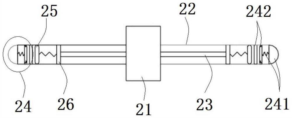 Forging gear damage detection assembly line equipment based on magnetic flux leakage signal