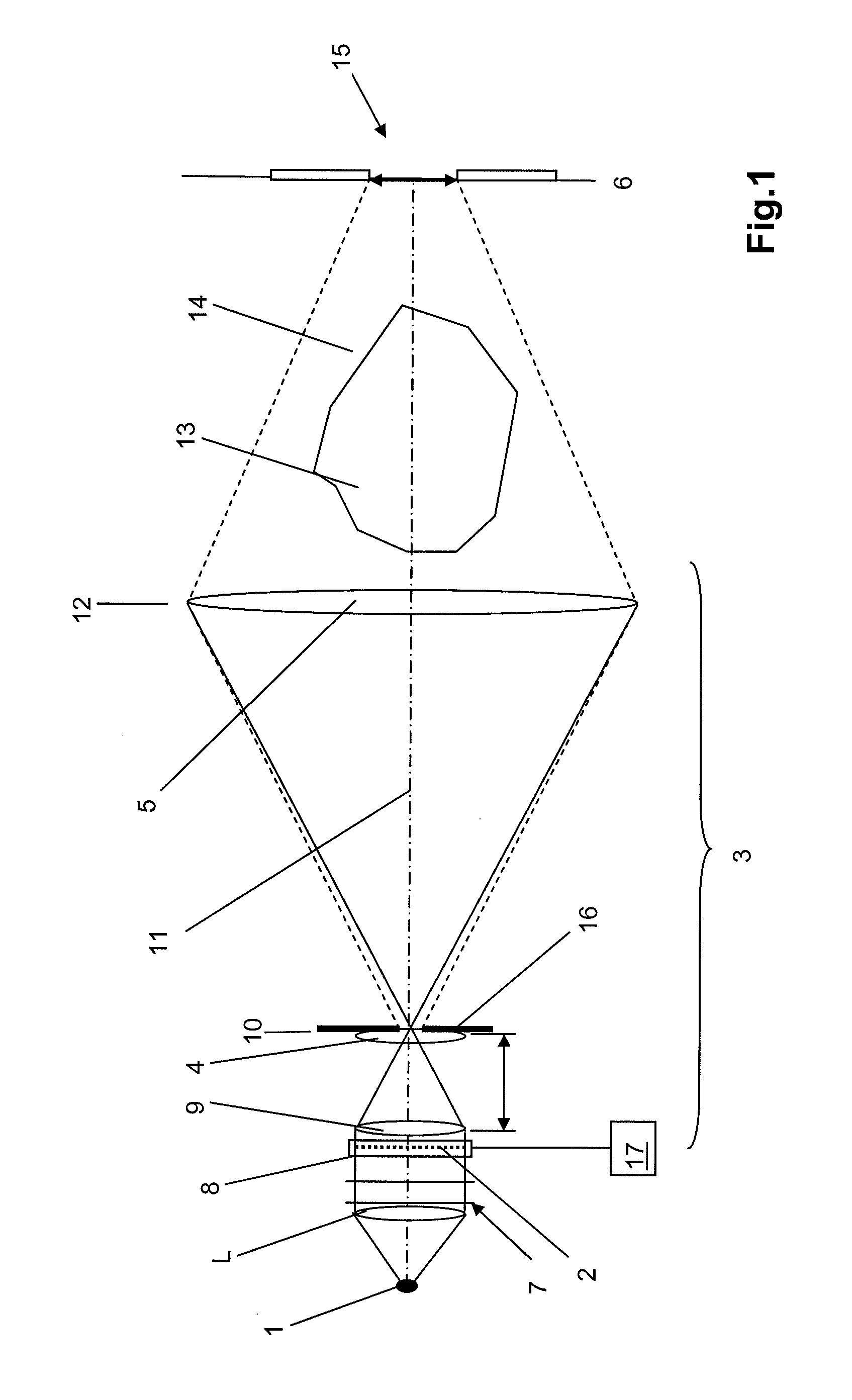 Projection device and method for holographic reconstruction of scenes