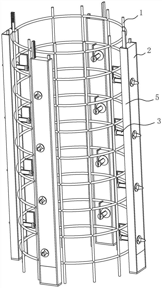 Steel cage for karst geology and foundation reinforcement method for karst geology