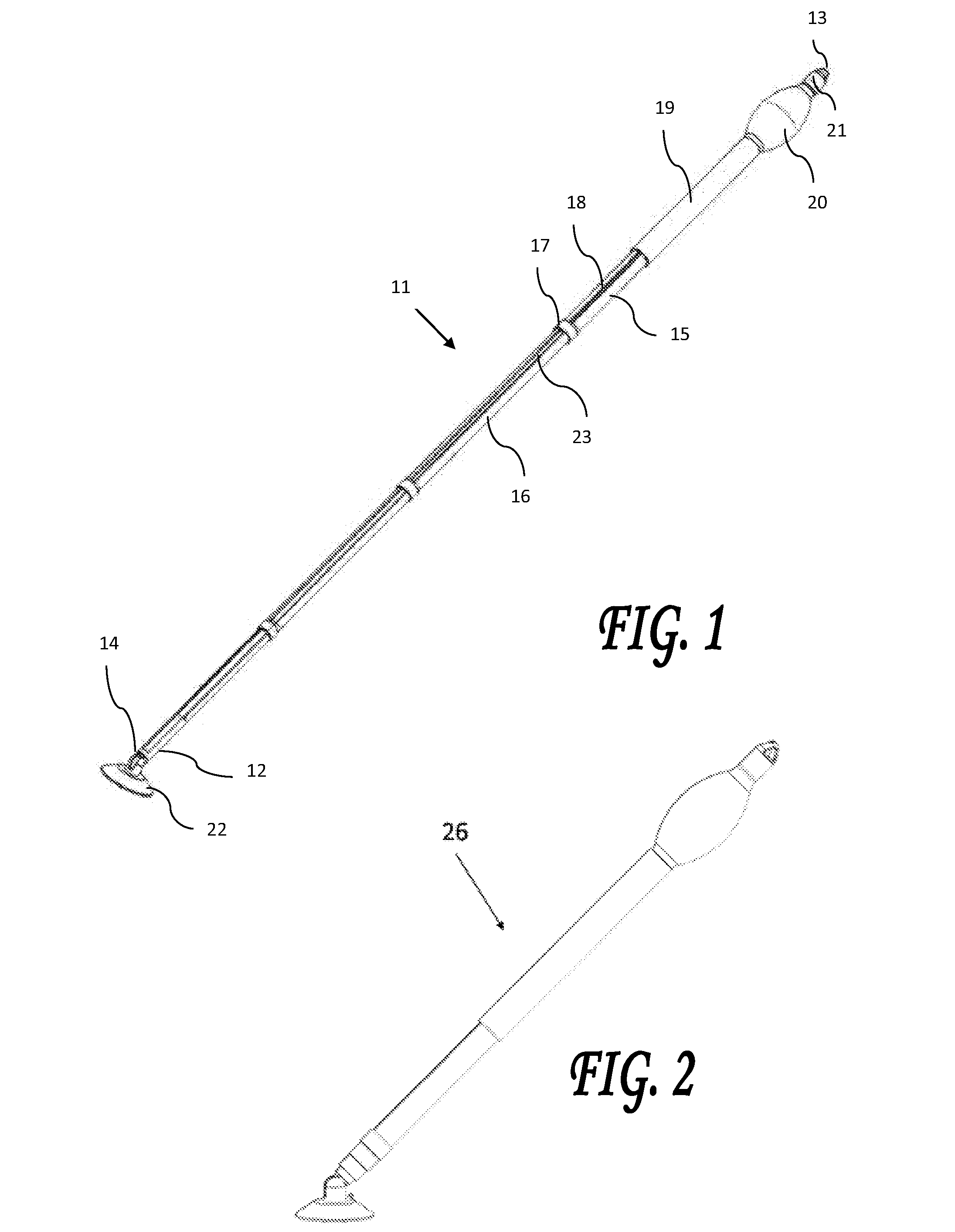 Pneumatic Golf Disc Retriever