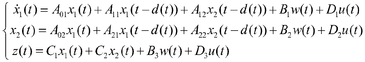 Time delay correlation H-infinity control method for linear singular system with uncertain time delay