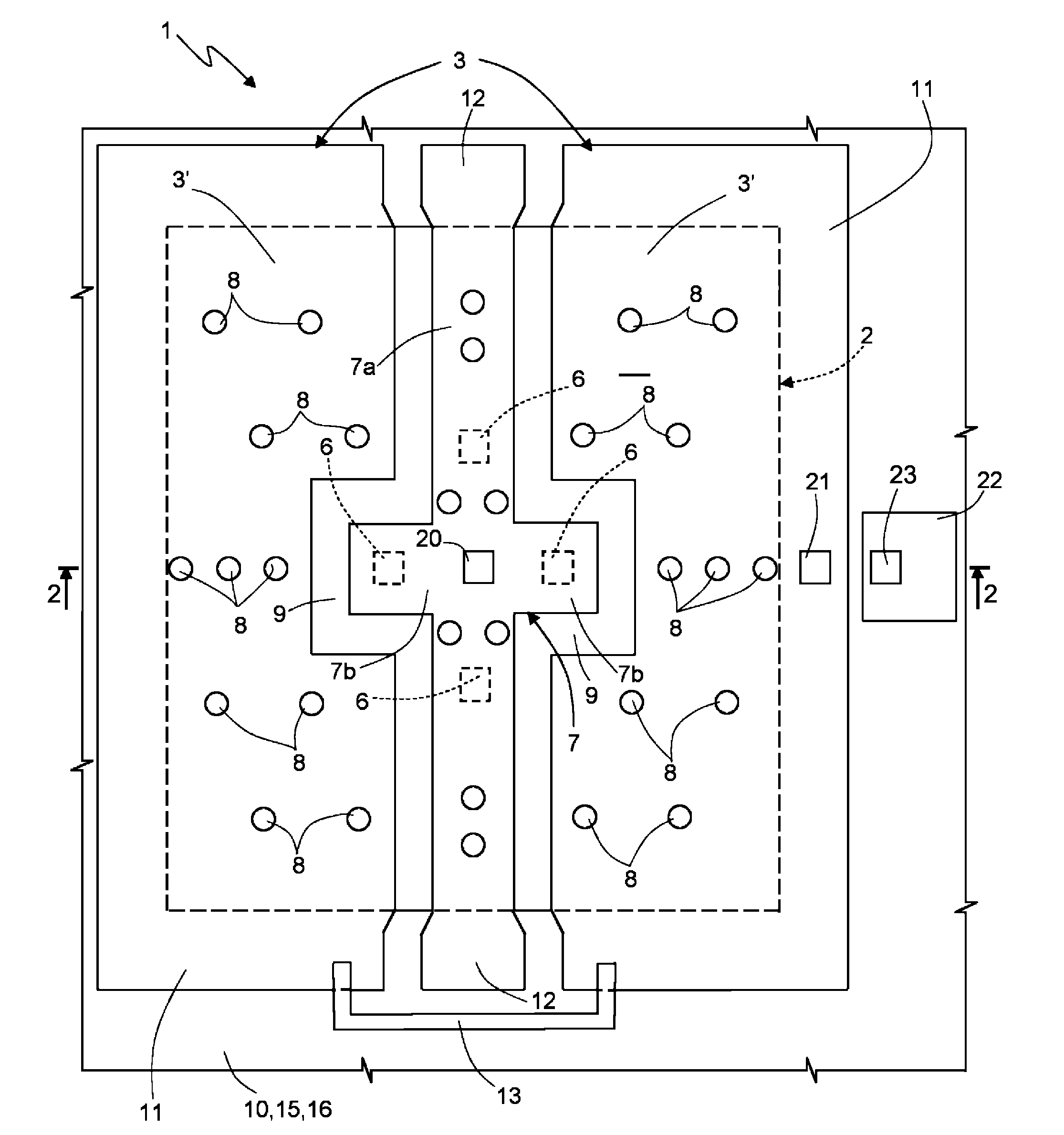 Integrated acoustic transducer in MEMS technology, and manufacturing process thereof