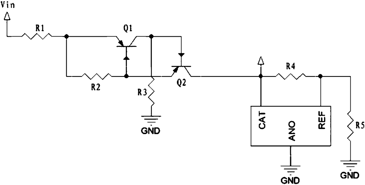 Adjustable voltage-stabilizing circuit