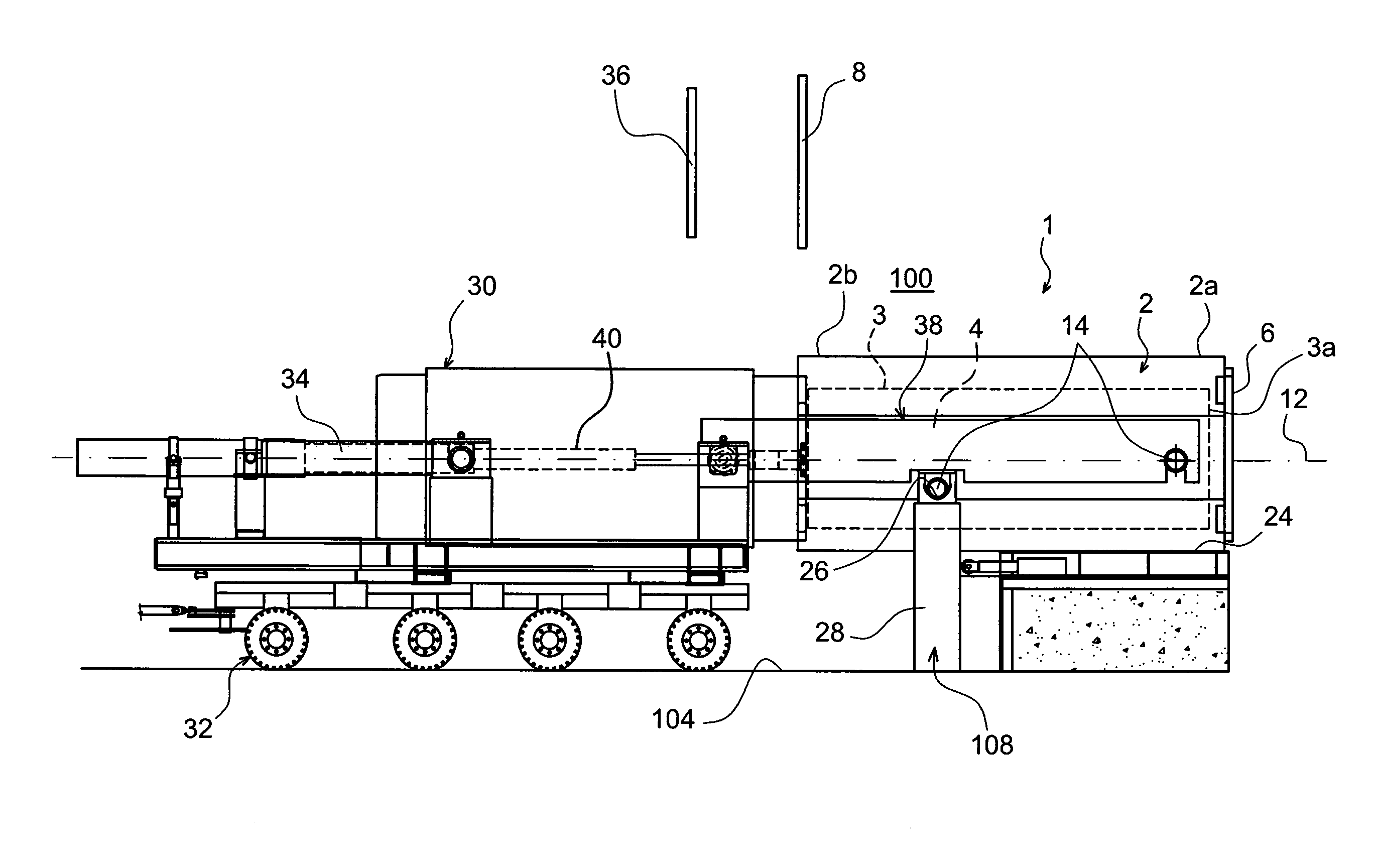 Long-term storage site for radioactive materials