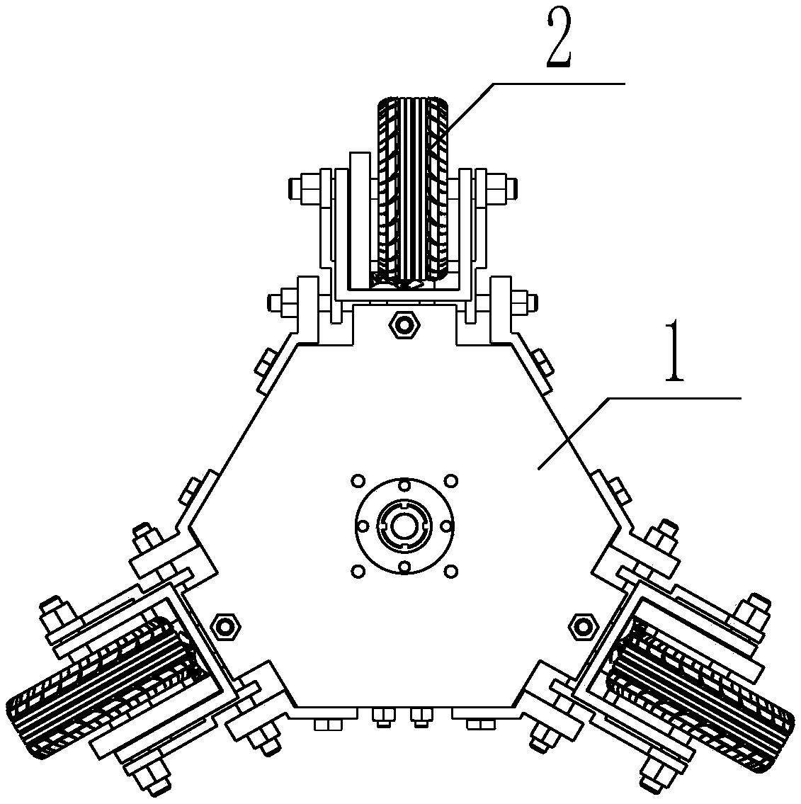 Pipeline crawling robot