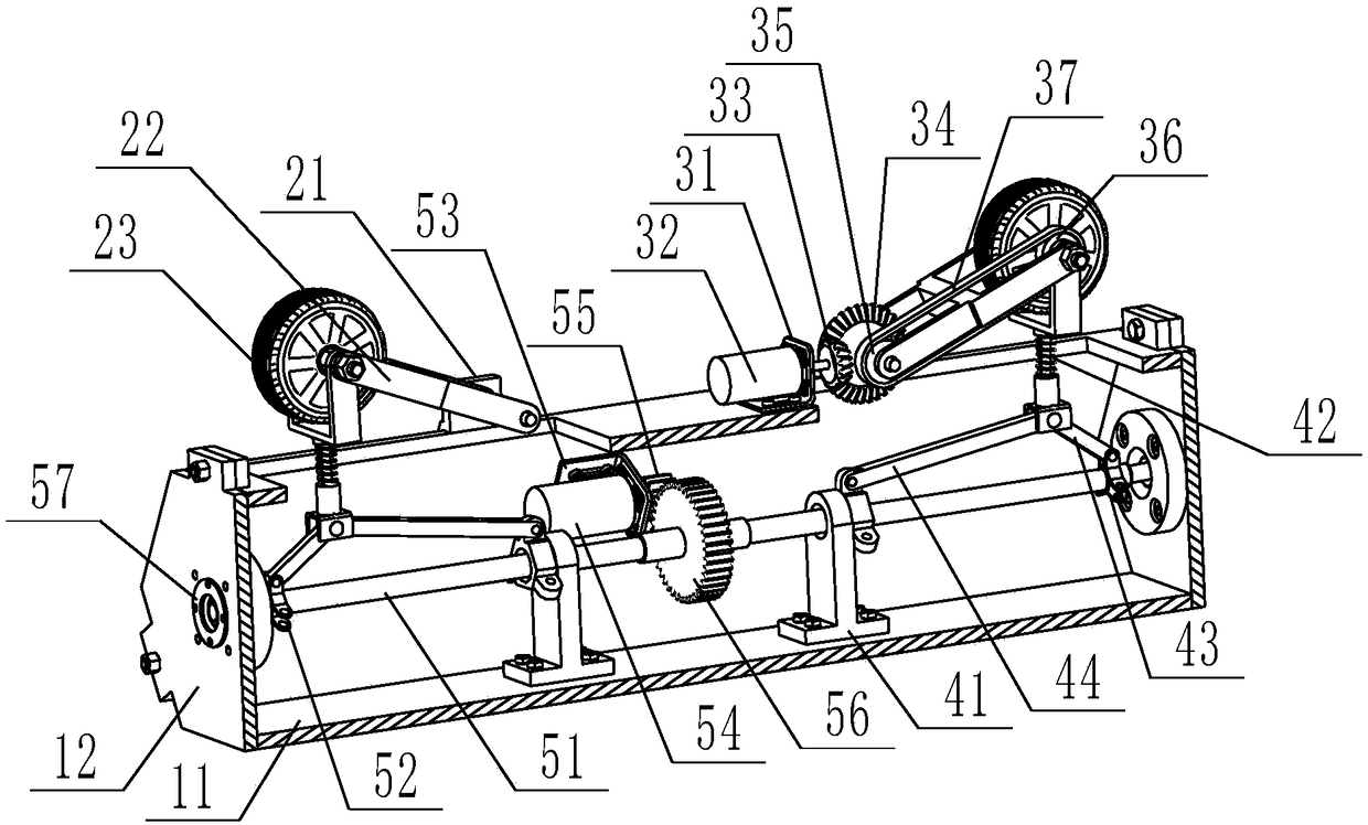 Pipeline crawling robot