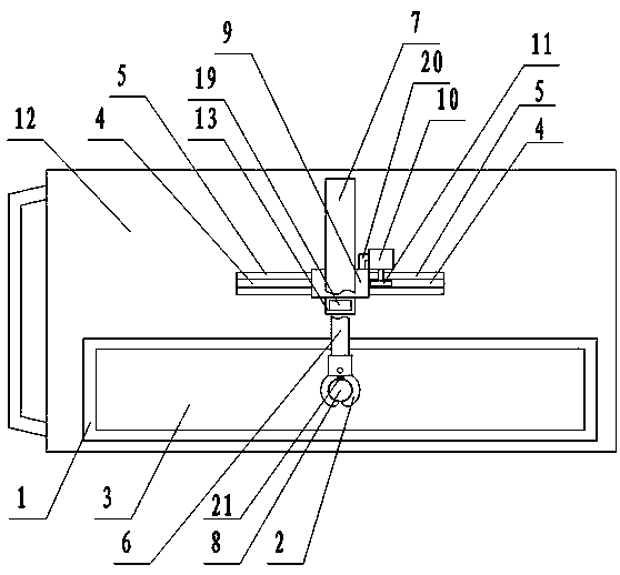 Strip drag handkerchief automatic cleaning vehicle