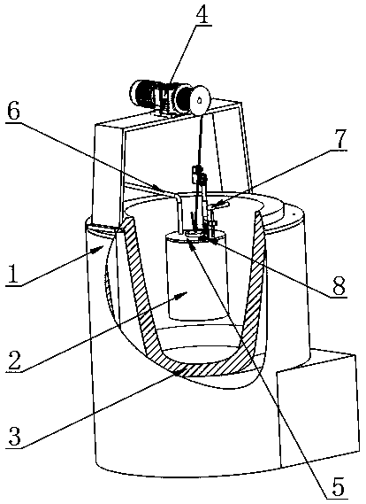 Die-casting quantitative feeding system