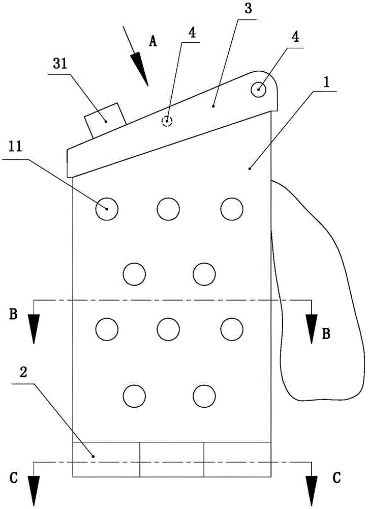 A dustbin with convenient garbage sorting and good ventilation