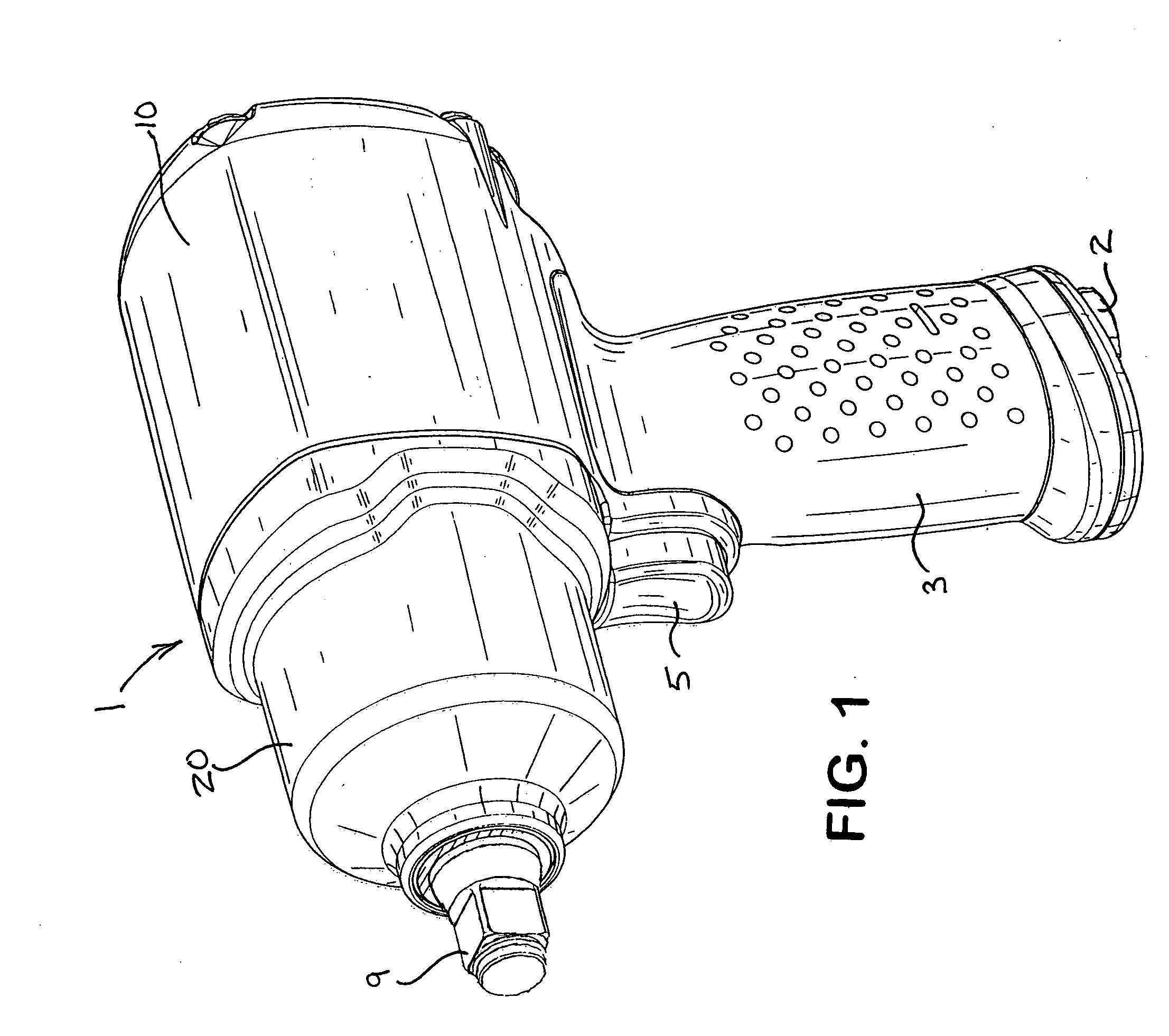 Titanium based containment structures for handheld impact tools