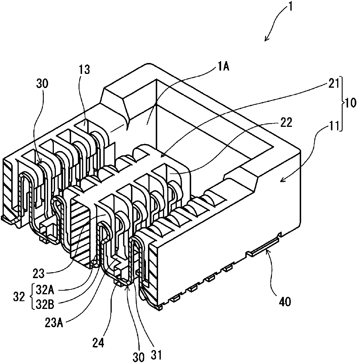 Electric connector for circuit substrate