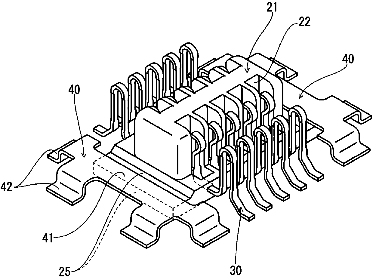 Electric connector for circuit substrate