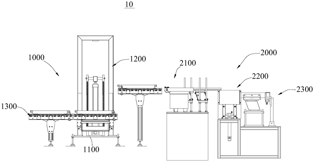 Screw lifting device and automatic separation equipment thereof