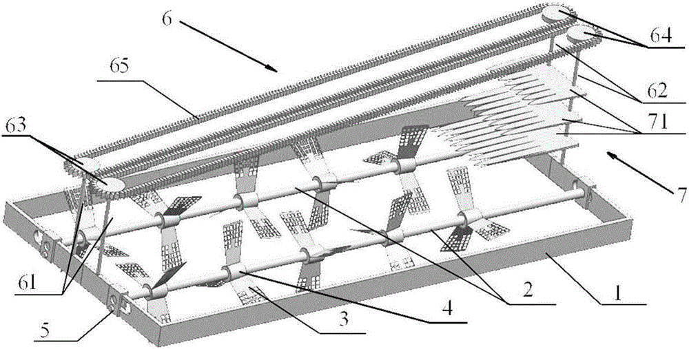 Peanut combine fruit picking mechanism