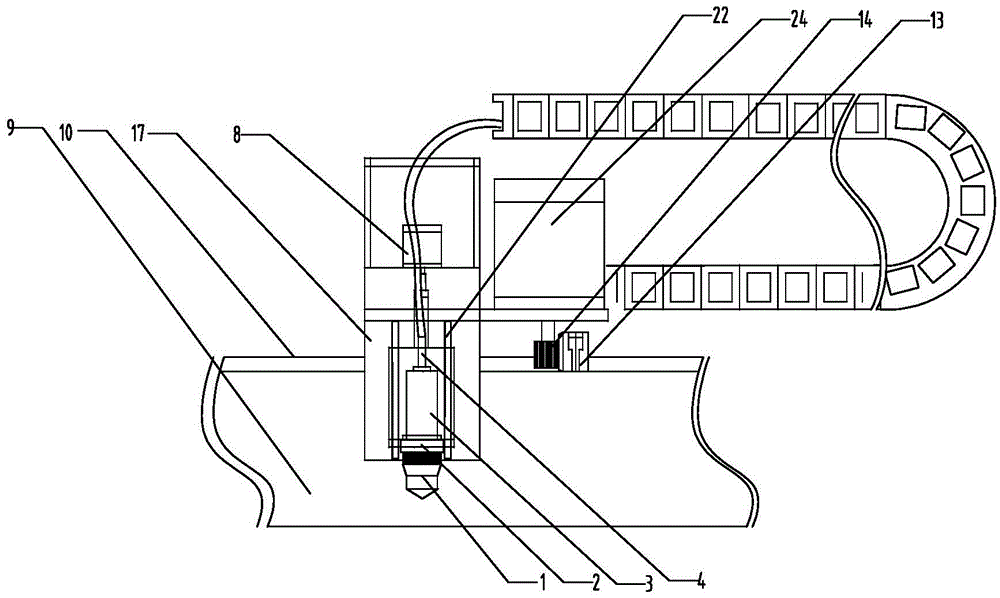 Large format gantry fiber optic tube plate integrated laser cutting machine