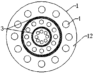 Efficient cooling forming fiber spinneret plate