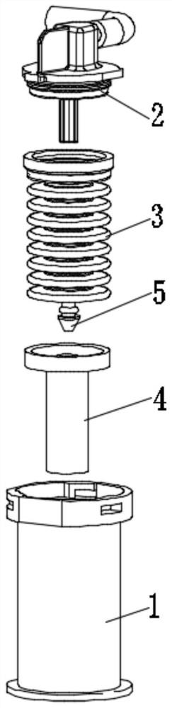 Direct-acting pressure relief pneumatic device, pneumatic control drain valve and water tank