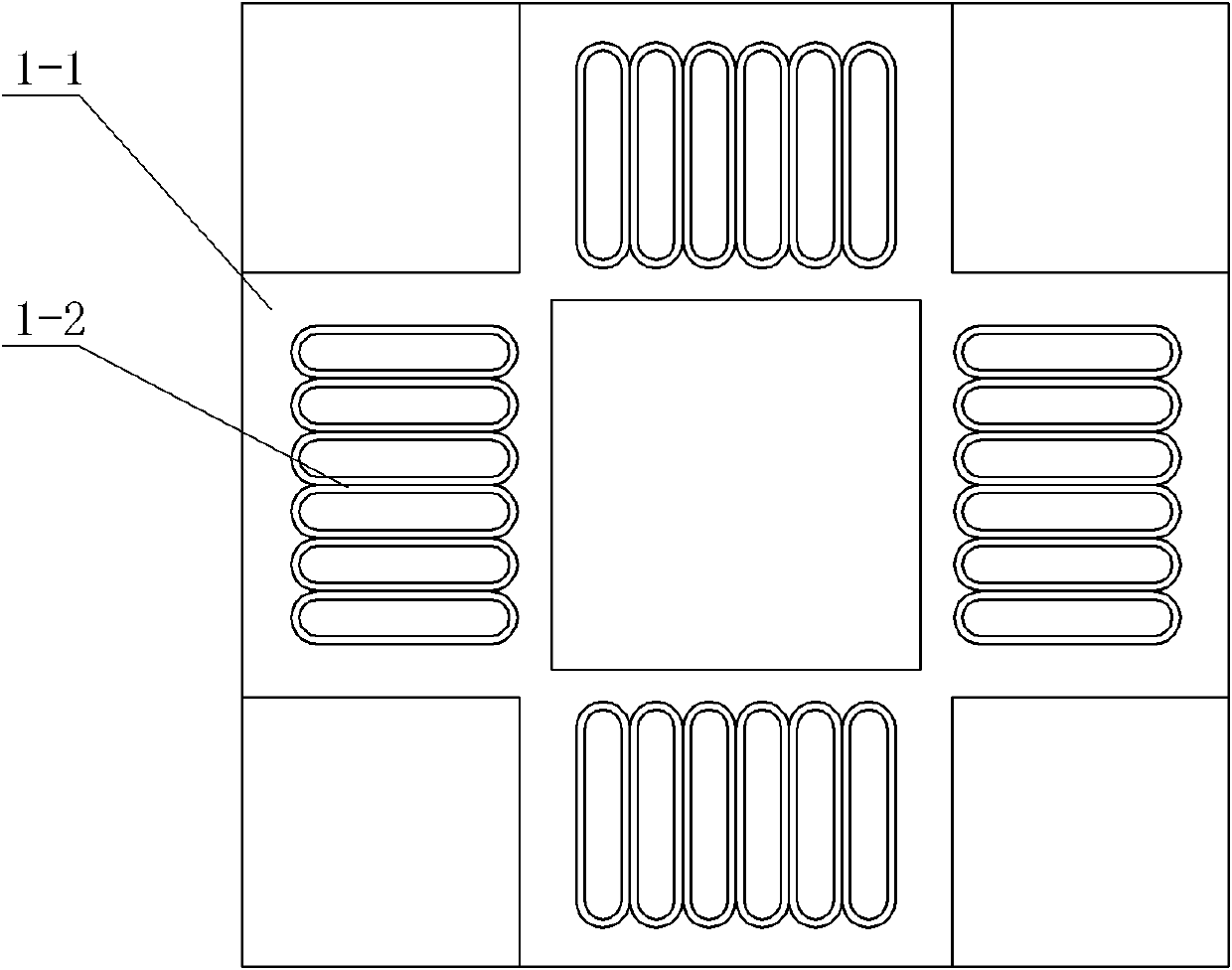 Limited stroke high-dynamic plane motor