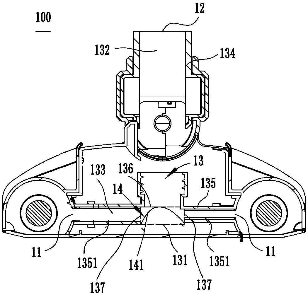 Cleaning head for surface cleaning device