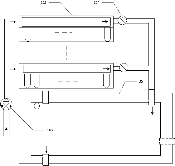 Brand-new serial structure solar water heater system