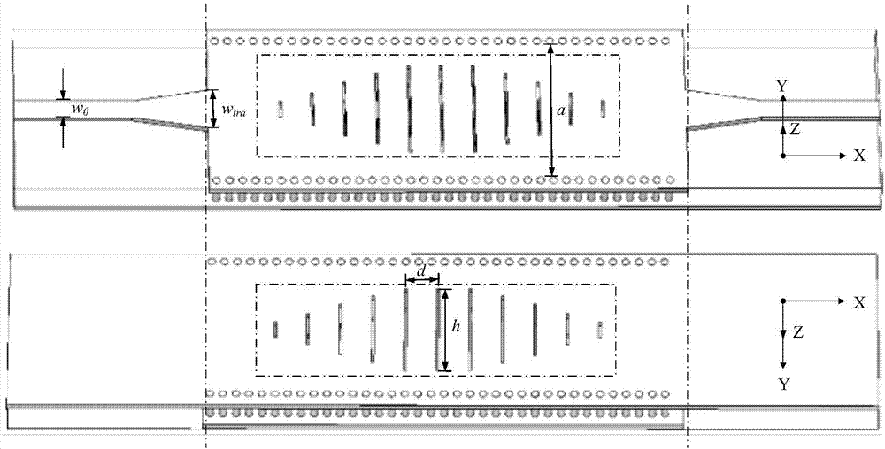 Substrate integrated spoof surface plasmon polariton waveguide