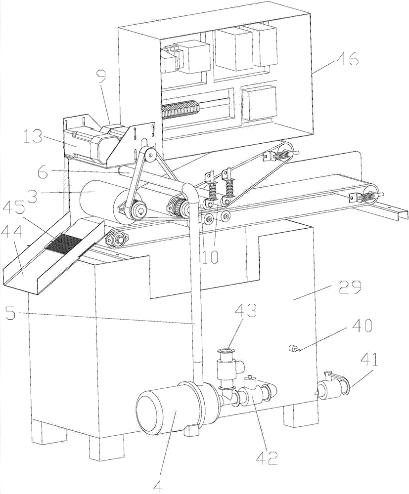 Self-adaptation fruit and vegetable peeler and processing method and application thereof