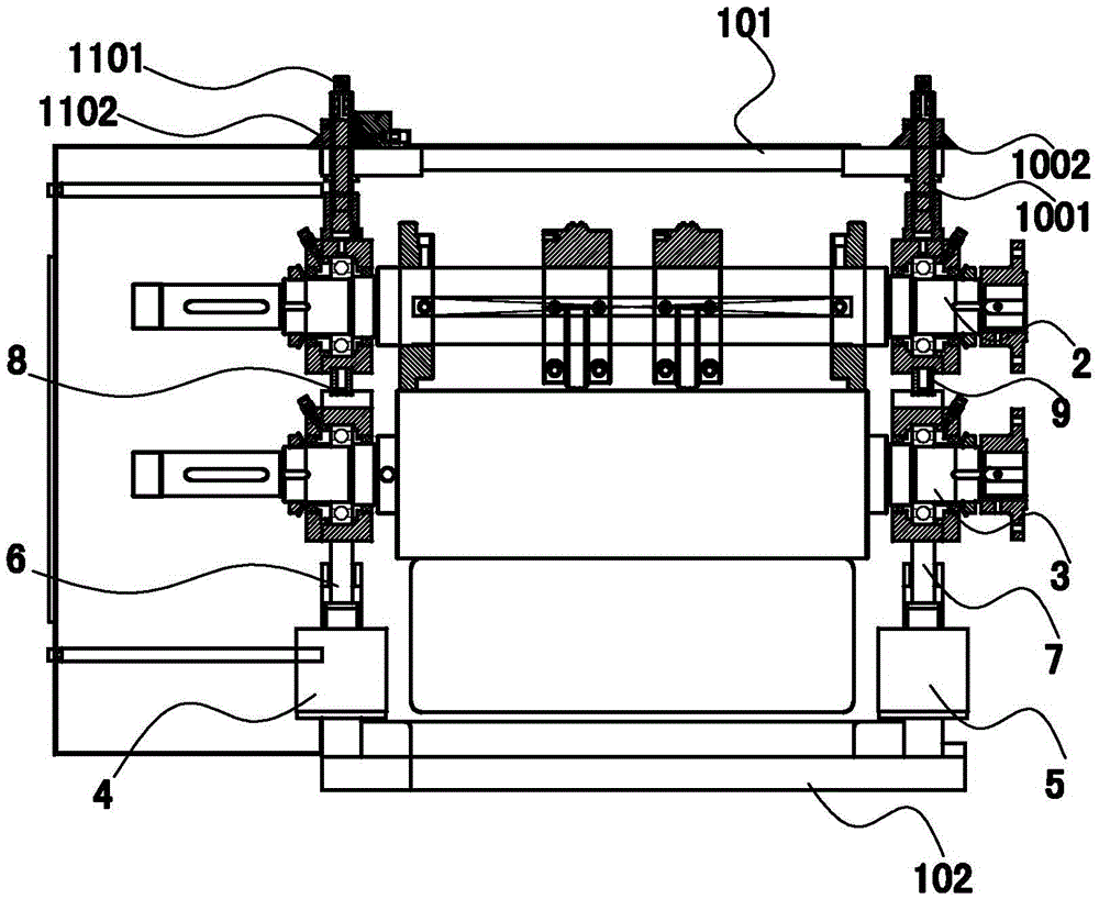 Hot-embossing tool rest device