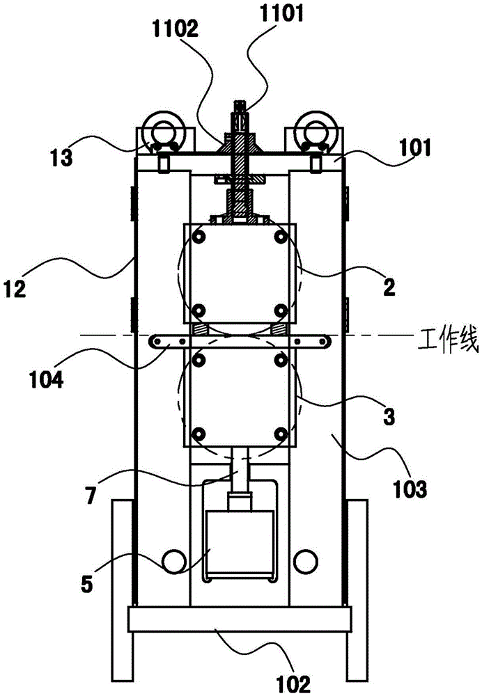 Hot-embossing tool rest device