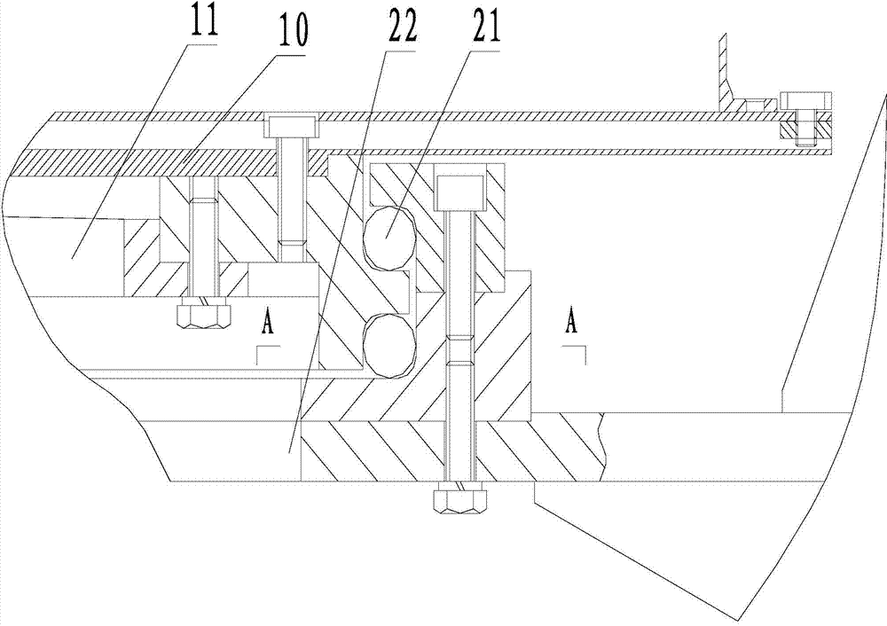 Stress detection device for rotating member of aero engine