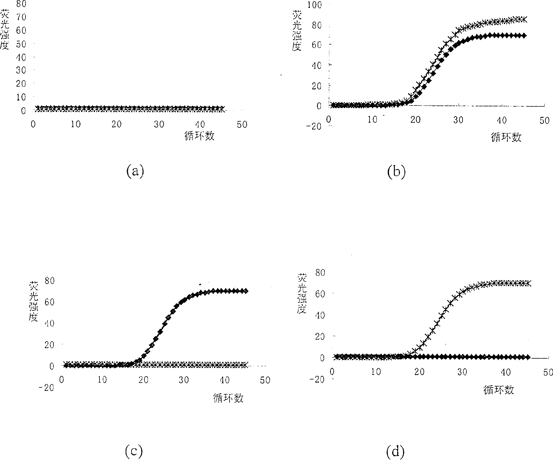 Method of duplex fluorescence PCR - improved molecule beacon for detecting pathogenesis bacterium stemmed from eating source