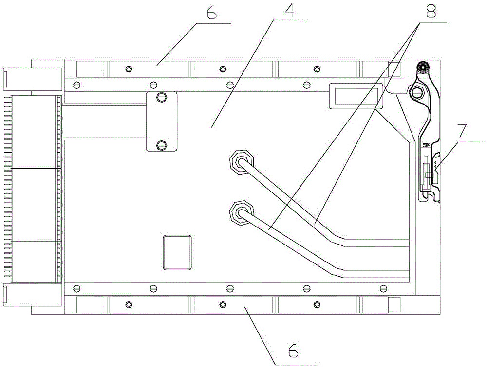 Microchannel liquid cooling heat radiator and conduction cool plug for high heat flux chip