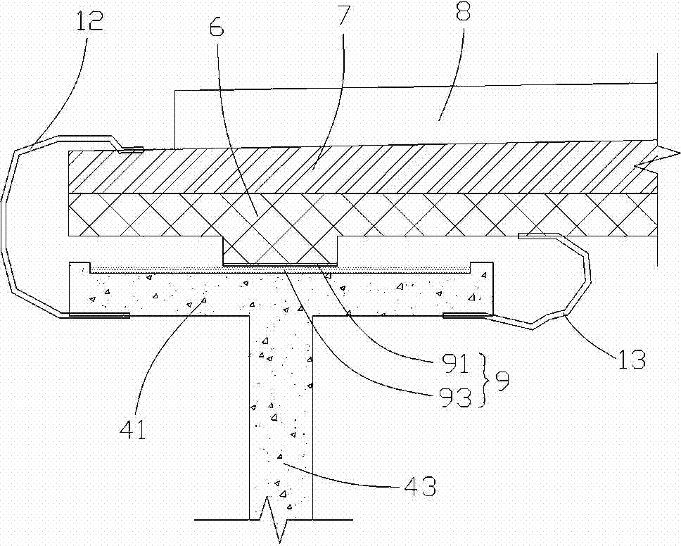 Building shock insulation ditch cover plate structure