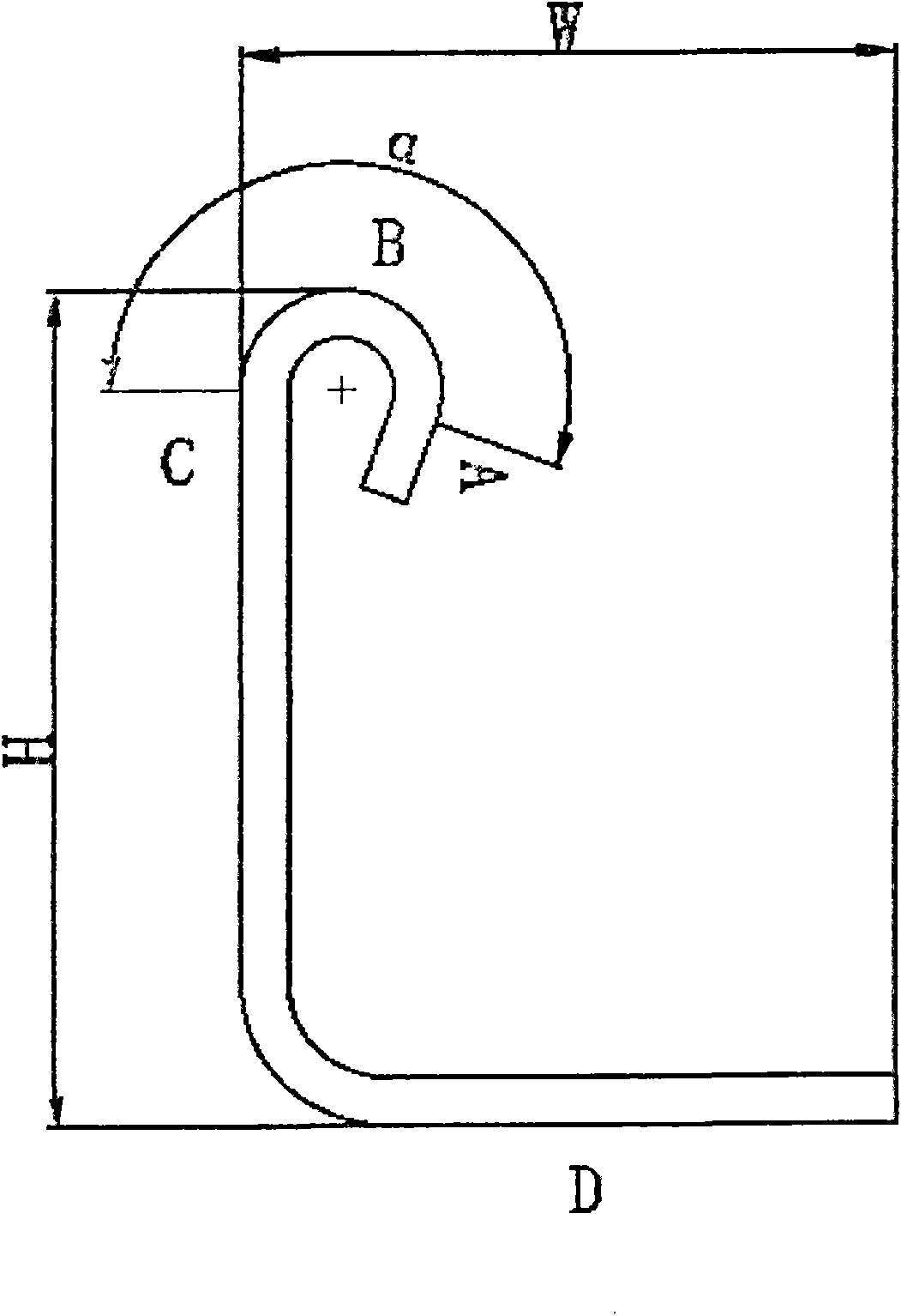 Continuous cold-roll-forming shaping method of straight-hook-shaped corner pile