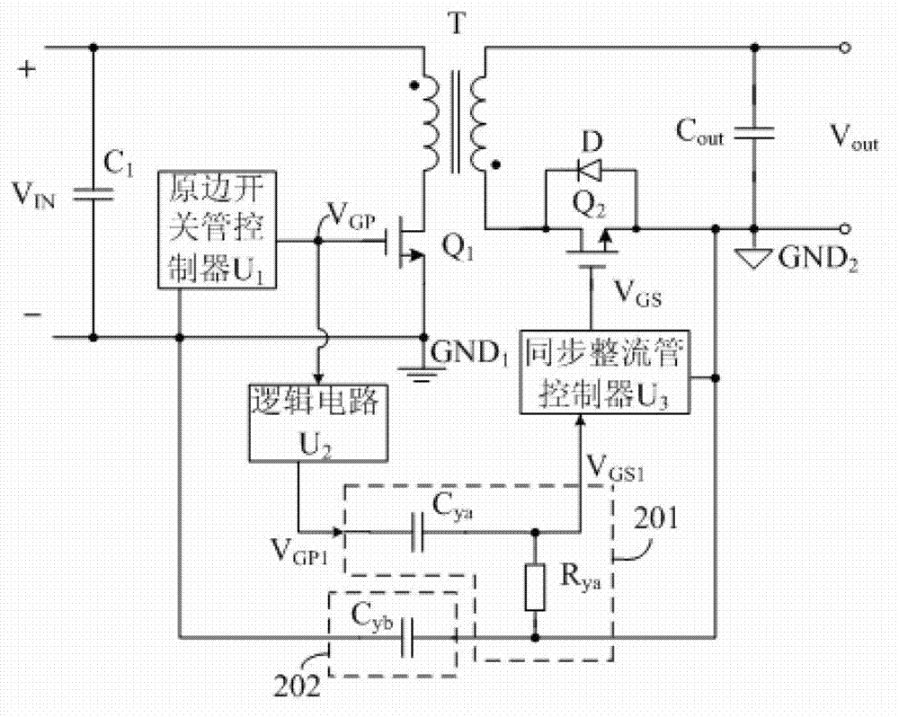 Control and drive circuit and method