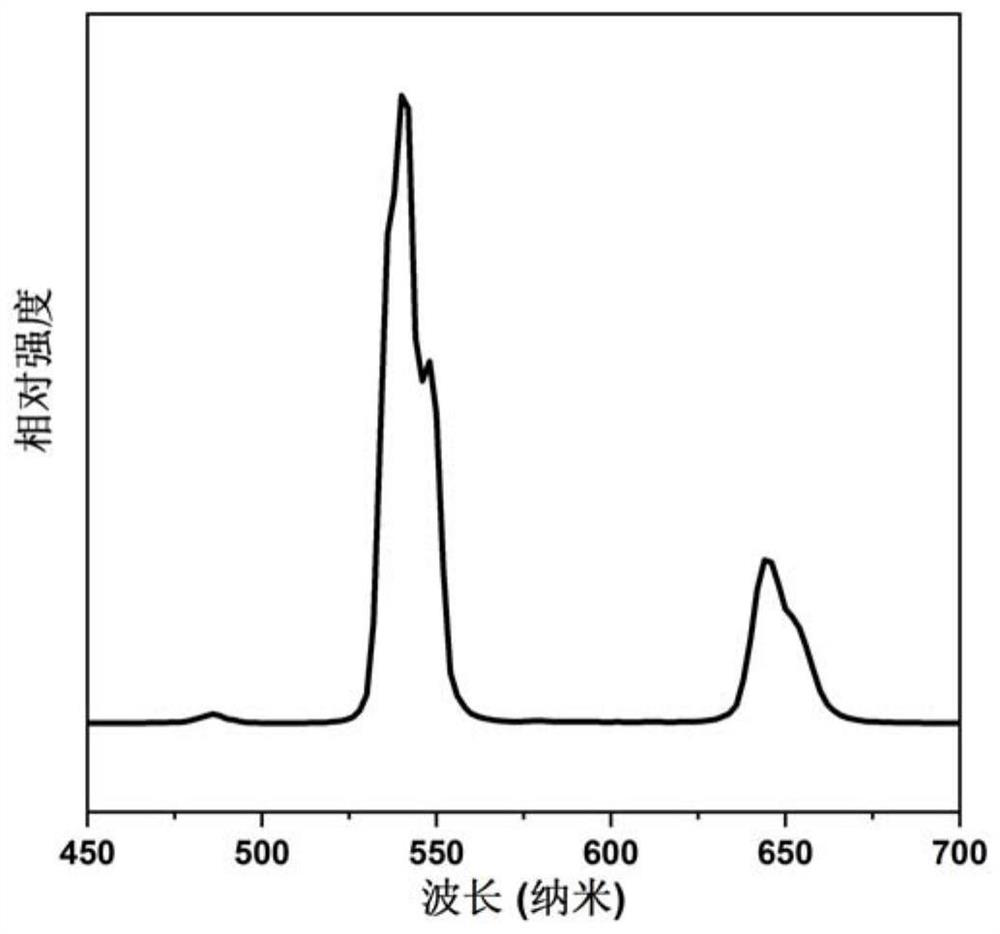 A kind of up-conversion nanocrystal-zeolite composite material and its preparation method and application