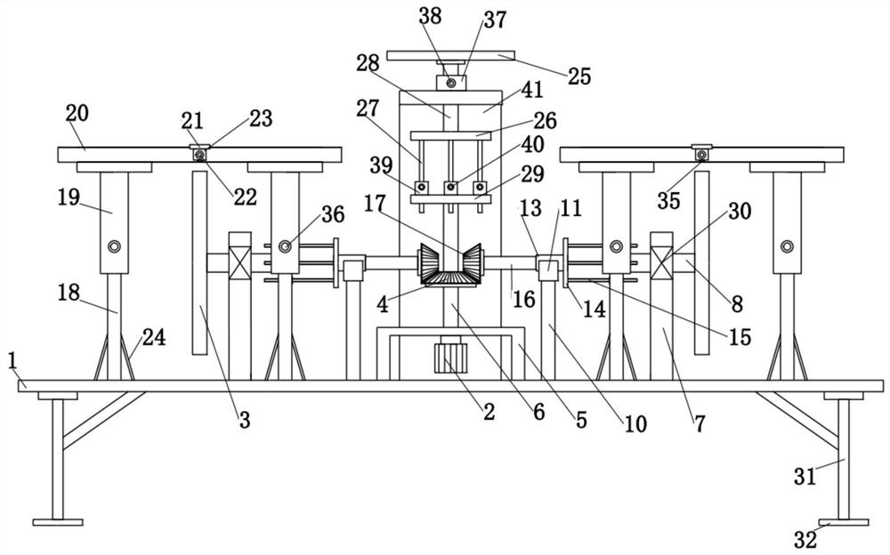 Multi-coupling efficient grinding machine for manganese-zinc material magnetic core production