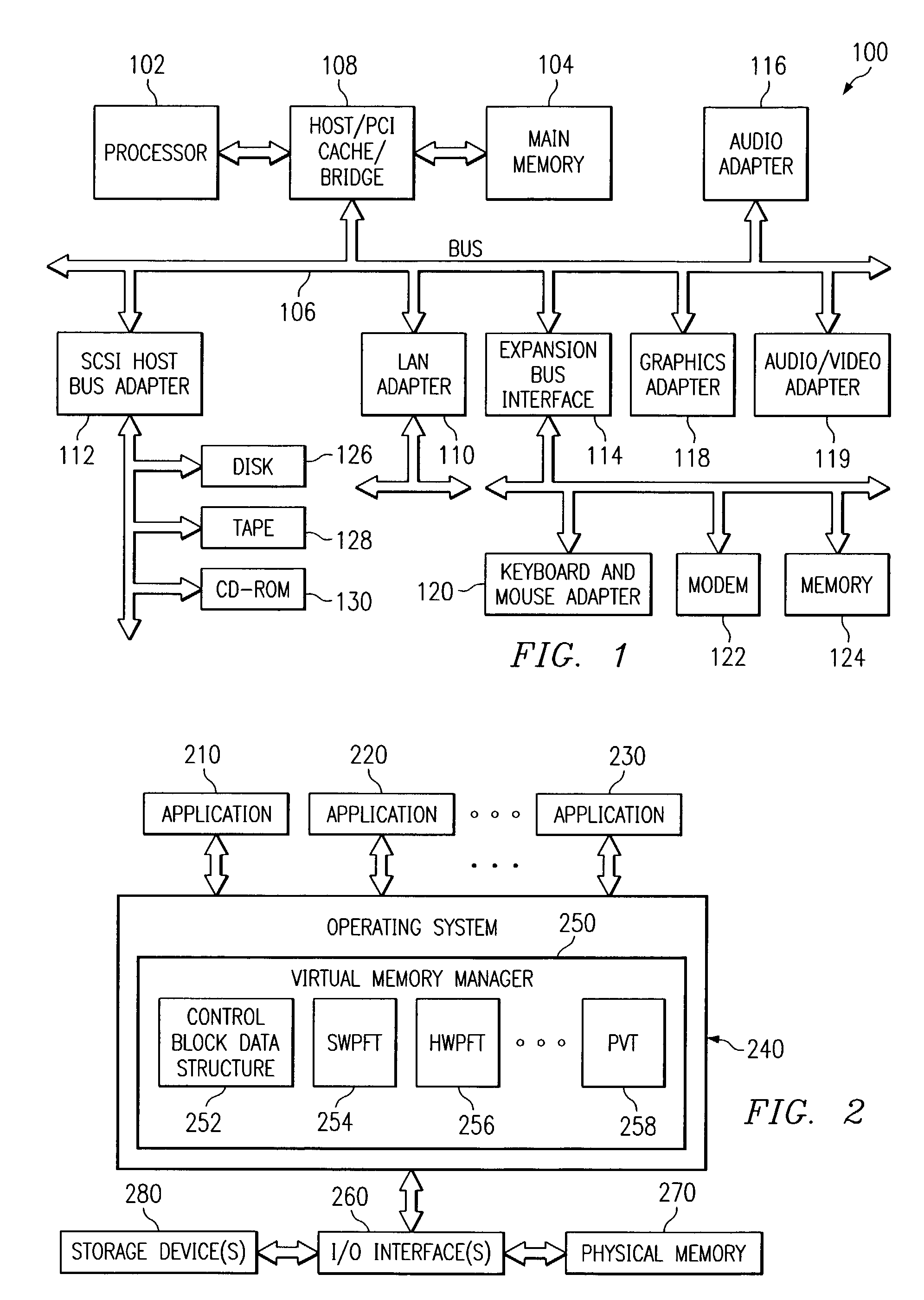 Virtual mode virtual memory manager method and apparatus