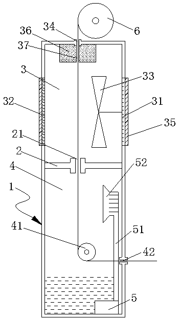 Cooling device after paint spraying of motor rotor coil