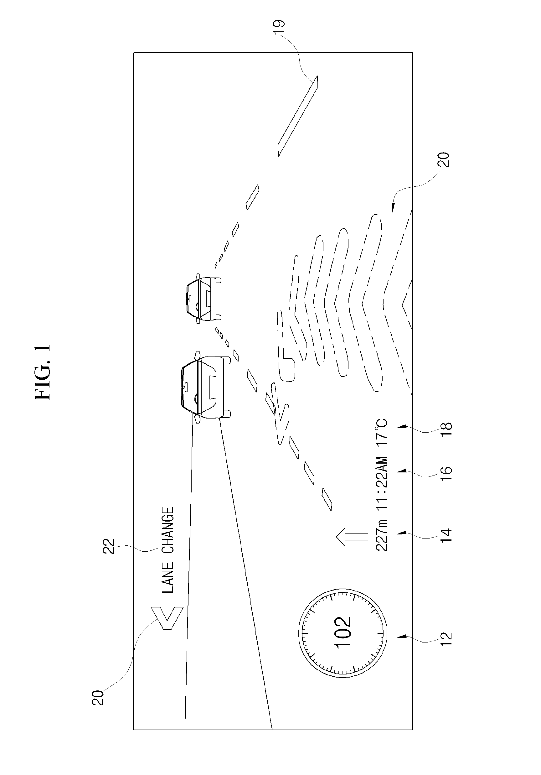 Apparatus and method of guiding lane change based on augmented reality