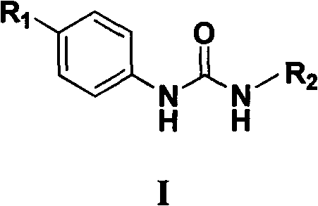 N,N'-aryl substituted urea compound and application thereof