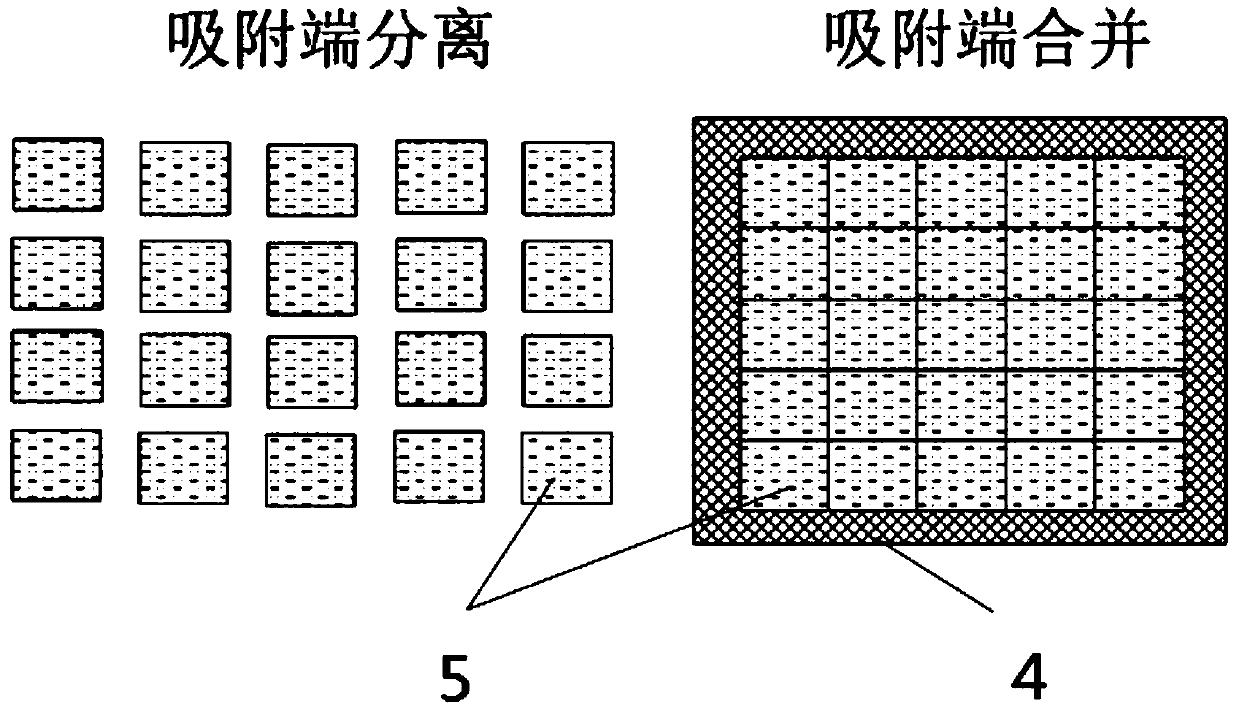 Natural biofilm material moving method