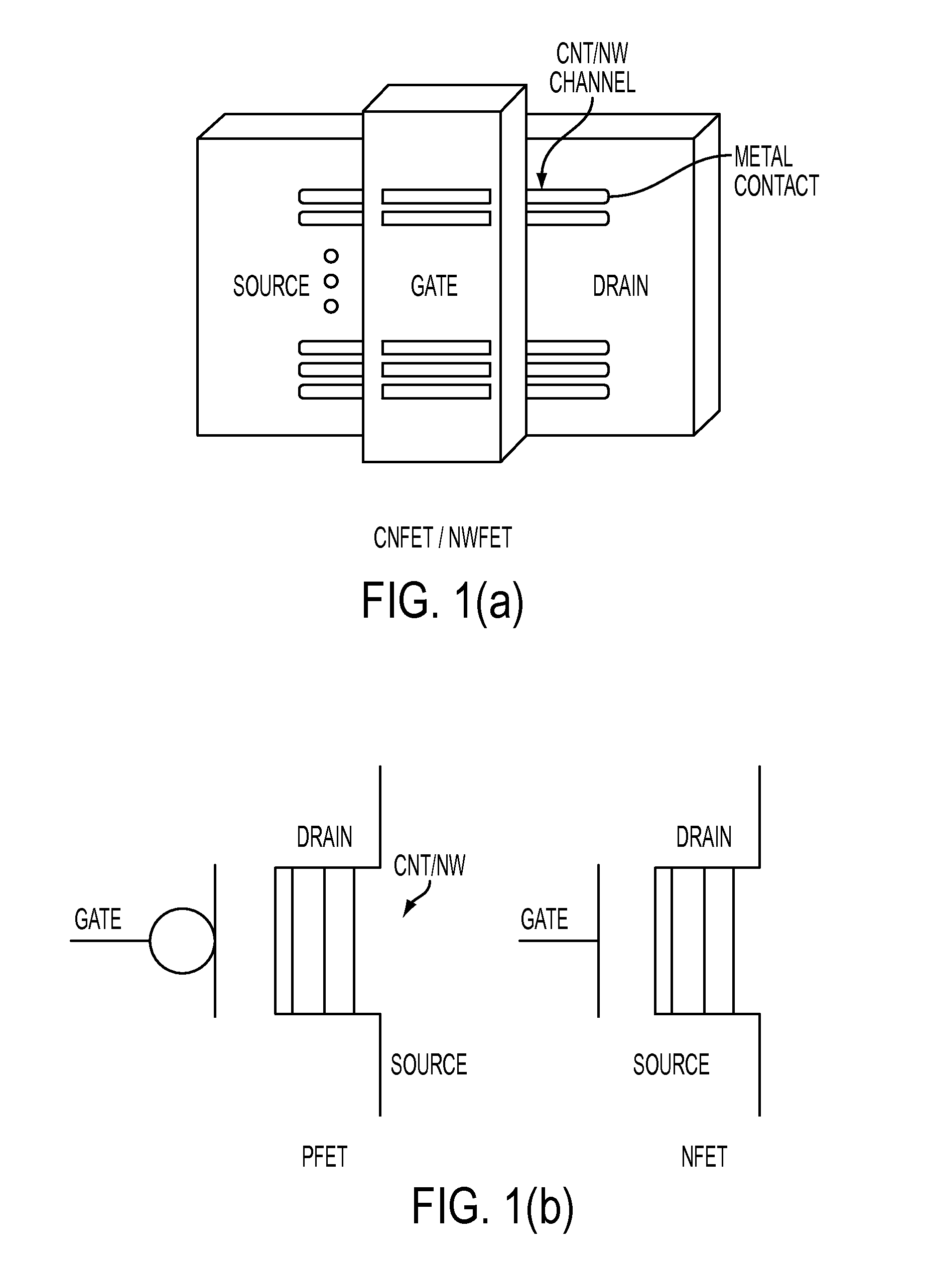 Multi-valued ROM using carbon-nanotube and nanowire fet