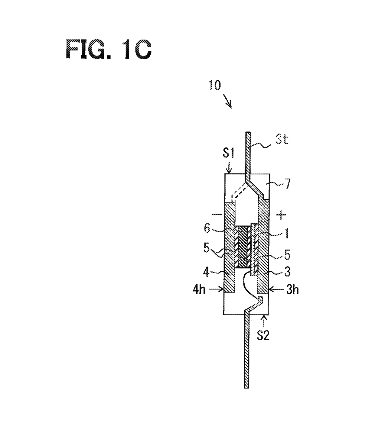 Power conversion device having two serially-connected switching elements