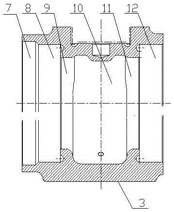 A 50t lightweight automobile leaf spring seat