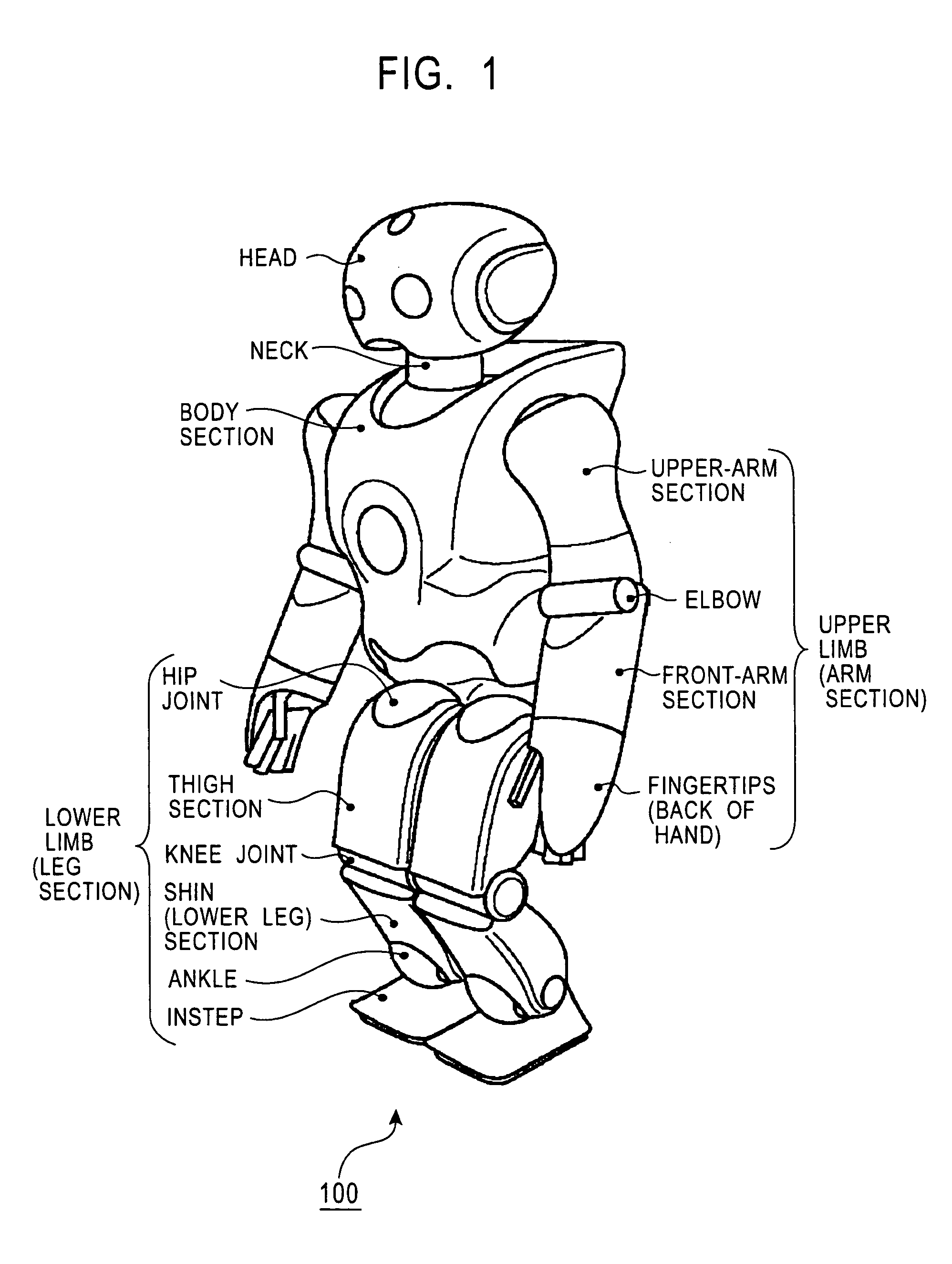 Legged mobile robot and actuator device applicable to join shaft of the robot