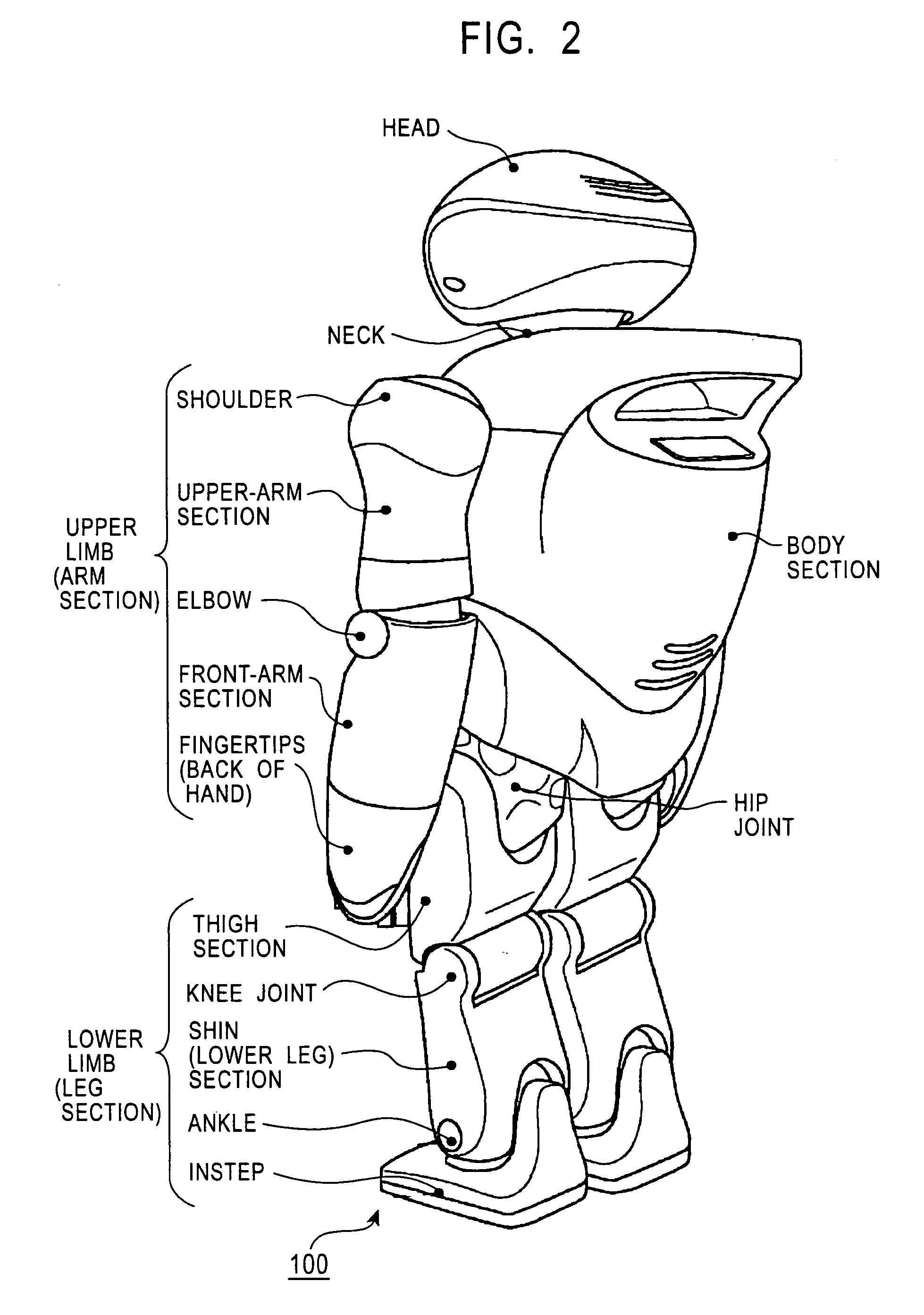 Legged mobile robot and actuator device applicable to join shaft of the robot