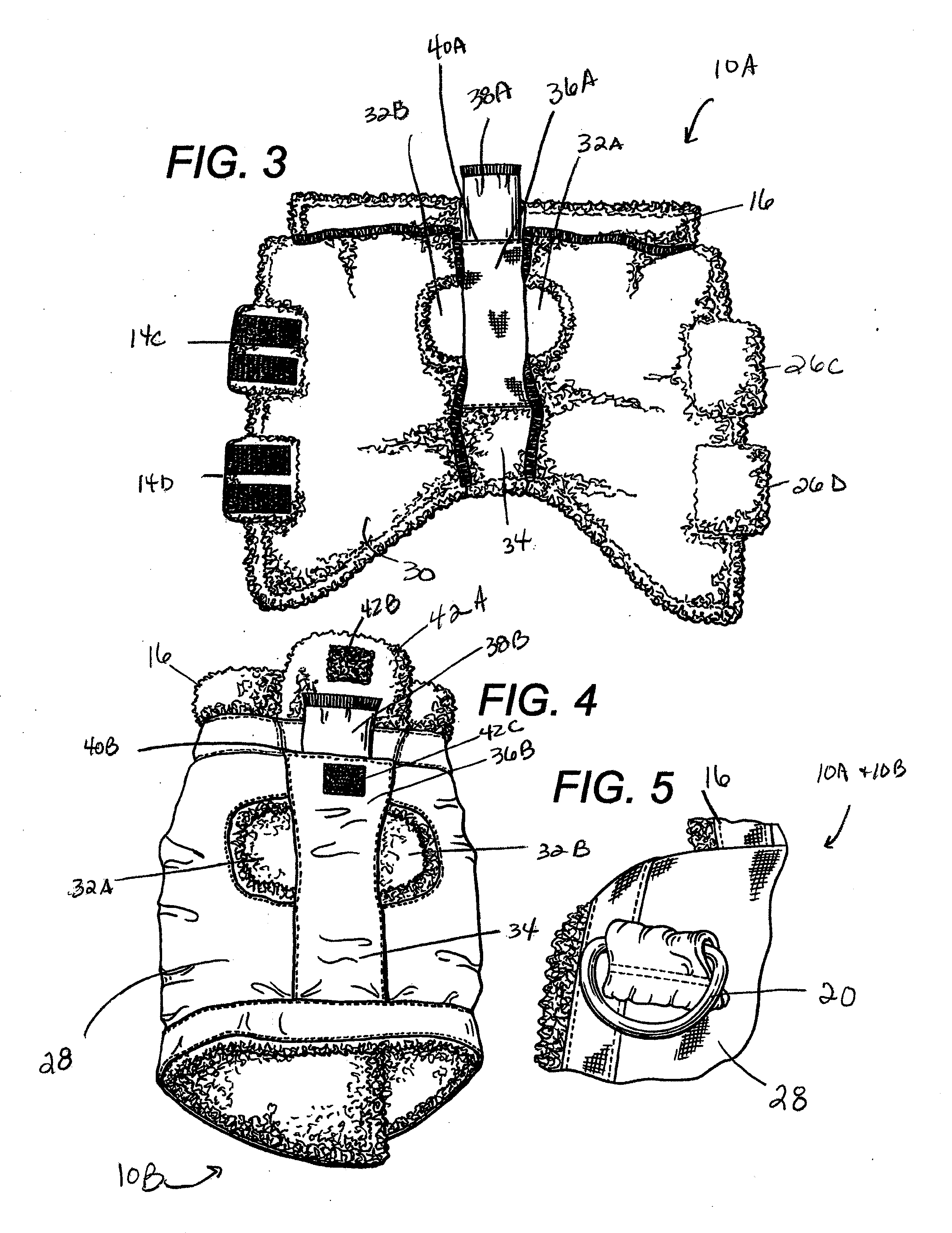 Pet garment with treatment element