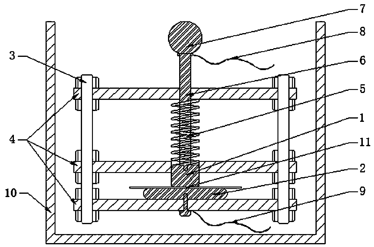 Electrode system for flat insulation sample breakdown test